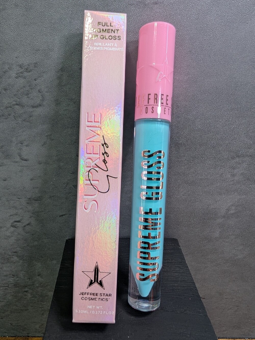Jeffree Star Supreme Gloss Gloss’d In Paradise Neon Teal Lip Gloss